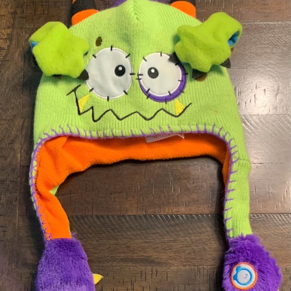 Colorful Monster Knit Hat